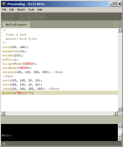MyFirstProgram